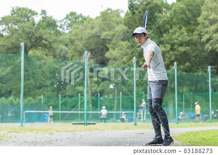 Young men enjoying sports Young men enjoying sports 83188273