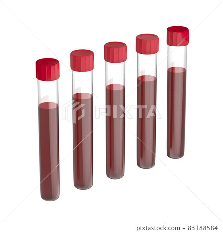 Test tubes with blood 83188584
