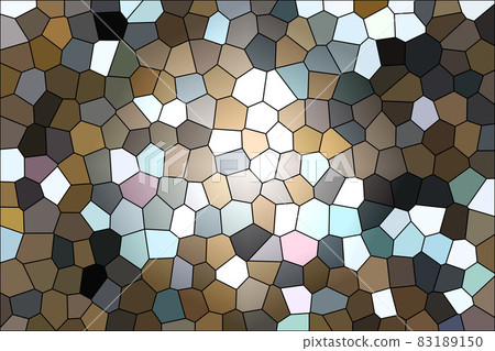 Brown stained glass pattern background material 83189150