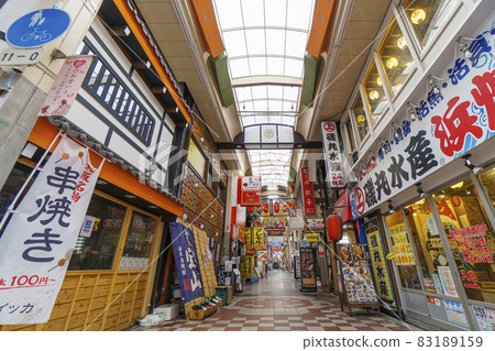 大阪早晨第一天神通商店街 大阪早晨第一天神通商店街 83189159
