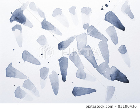 Abstract grey watercolor on paper texture as background Abstract grey watercolor on paper texture as background 83190436