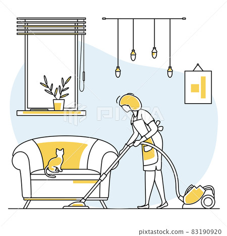 Vector Cleaning service Household Housekeeping 83190920