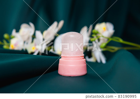 Natural eco crystal alum deodorant. Environmentally friendly lifestyle, personal hygiene 83190995