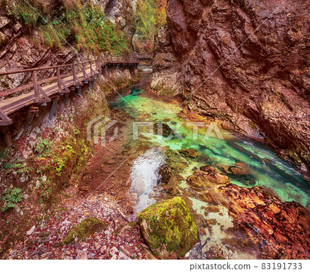 Vintgar gorge, Slovenia 83191733