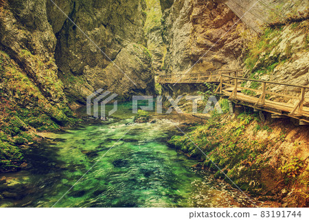 Vintgar gorge, Slovenia Vintgar gorge, Slovenia 83191744