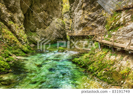 Vintgar gorge, Slovenia 83191749