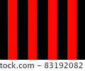 Black and red design vertical lines, abstract striped pattern texture background 83192082