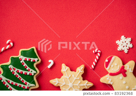 Christmas gingerbread cookie ジンジャークッキー 83192368