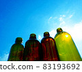 Empty bottle and blue sky 83193692
