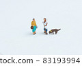 Figure greeting with neighbors 83193994