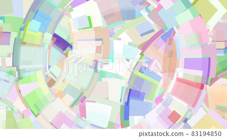 CG背景素材:許多甜甜圈形狀的方塊 CG背景素材:許多甜甜圈形狀的方塊 83194850