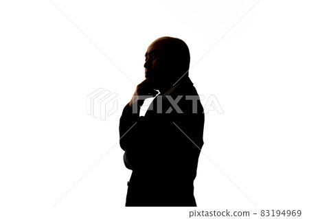 Businessman silhouette Businessman silhouette 83194969