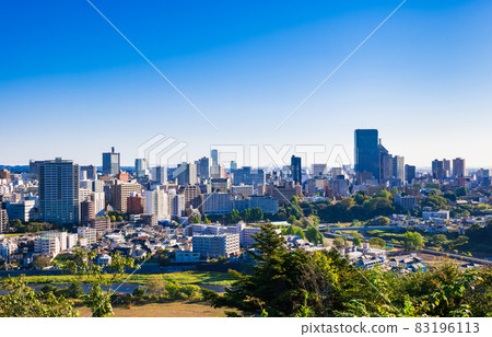 Autumn Sendai Hirose River and city center Autumn Sendai Hirose River and city center 83196113