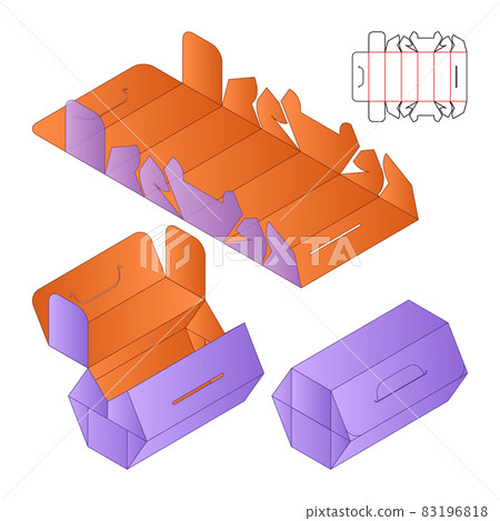 Rectangle Box Packaging Templates