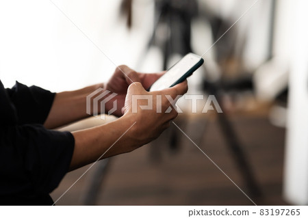 Smartphone smartphone male hand 83197265