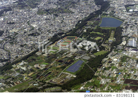 神奈川縣相模原市貞美藝術與設計大學相模原校區鳥瞰圖 神奈川縣相模原市貞美藝術與設計大學相模原校區鳥瞰圖 83198131