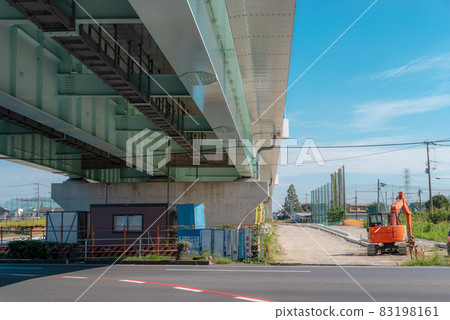 National highway No. 254 bypass construction Shimonanbata intersection bridge Shiki city side 2021.10 d-2 soft color National highway No. 254 bypass construction Shimonanbata intersection bridge Shiki city side 2021.10 d-2 soft color 83198161