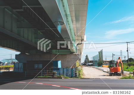 National highway No. 254 bypass construction Shimonanbata intersection bridge Shiki city side 2021.10 d-3 film style National highway No. 254 bypass construction Shimonanbata intersection bridge Shiki city side 2021.10 d-3 film style 83198162