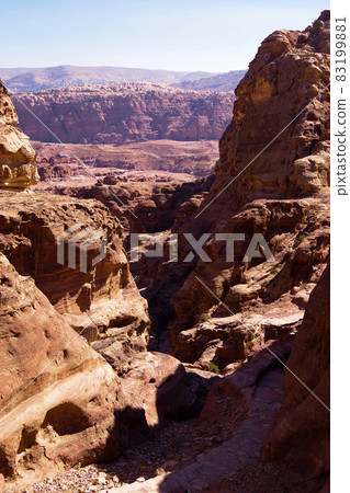 Jordan Petra Ruins Valley World Heritage Site Jordan Petra Ruins Valley World Heritage Site 83199881