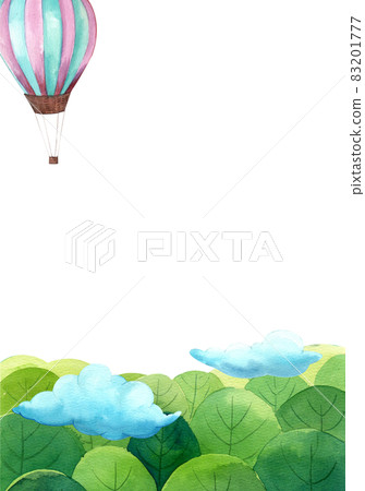 World zone day frame watercolor 83201777