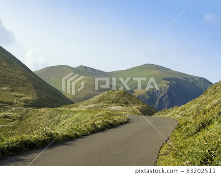 北海道禮文島丘陵道路 / 北海道禮文島 83202511