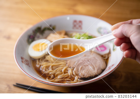 authentic chicken broth tokyo style shoyu ramen noodle authentic chicken broth tokyo style shoyu ramen noodle 83203144