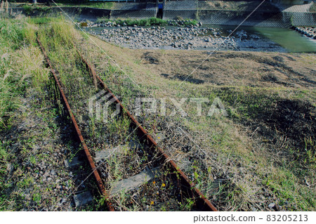 Railroad tracks that were abandoned due to disasters or deficits Railroad tracks that were abandoned due to disasters or deficits 83205213