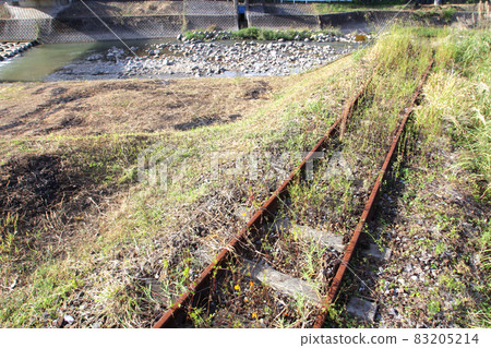 Railroad tracks that were abandoned due to disasters or deficits Railroad tracks that were abandoned due to disasters or deficits 83205214