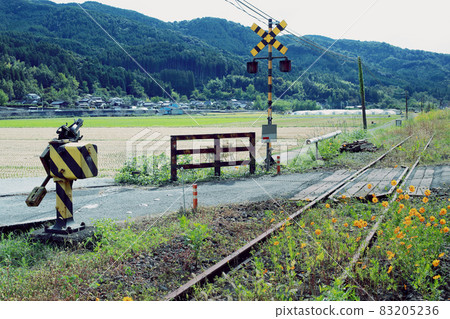 因災害或赤字而廢棄的鐵軌 因災害或赤字而廢棄的鐵軌 83205236