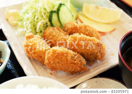 炸牡蠣，油炸食品，午餐 83205971