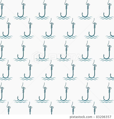 fishing hook  background vector illustration design 83206357