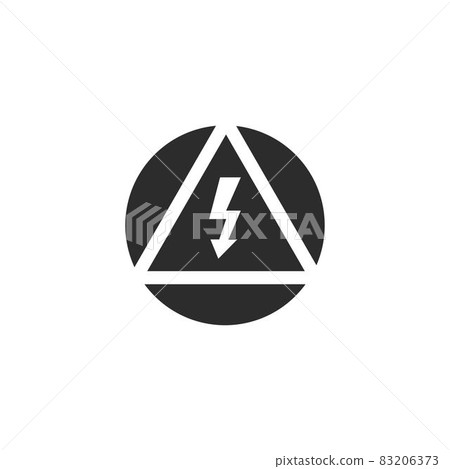 hight voltage icon vector illustration hight voltage icon vector illustration 83206373