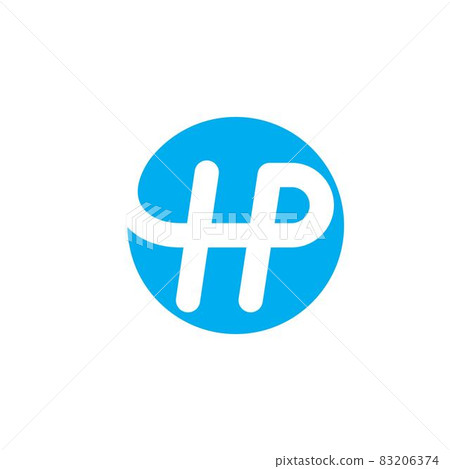 hp letter icon vector illustration design 83206374