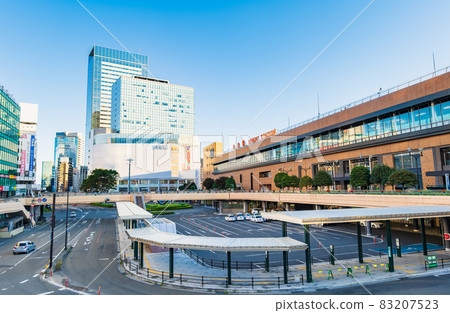 仙台站西口站晨景 仙台站西口站晨景 83207523