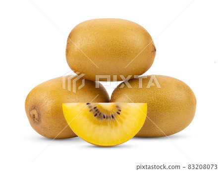 gold kiwi isolated on white 83208073