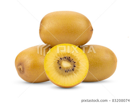 gold kiwi isolated on white 83208074