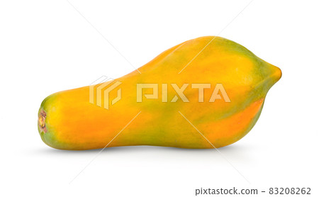 papaya isolated on white 83208262