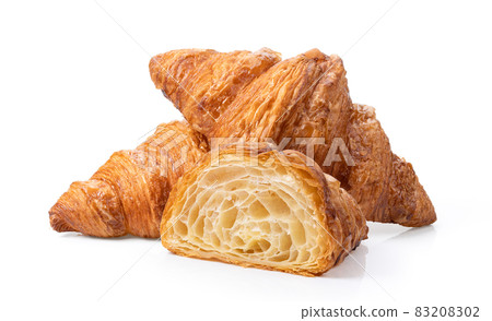 croissant on white background 83208302