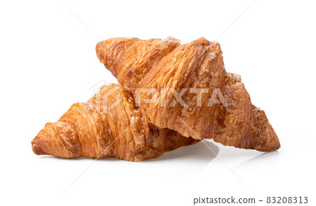 croissant on white background 83208313