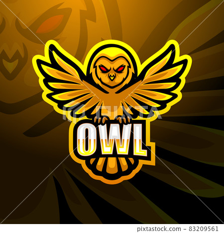 Owl mascot esport logo design Owl mascot esport logo design 83209561