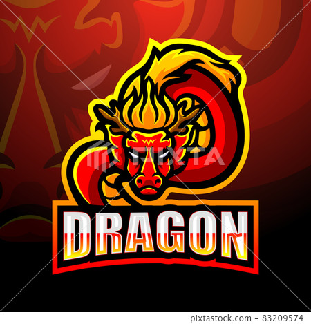 Dragon mascot esport logo design Dragon mascot esport logo design 83209574