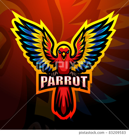 Parrot mascot esport logo design Parrot mascot esport logo design 83209583