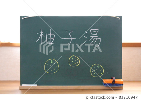 黑板上寫著柚子魚的字 黑板上寫著柚子魚的字 83210947