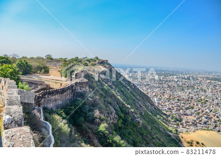 View of Jaipur city from Nahargarh fort in Rajasthan, India View of Jaipur city from Nahargarh fort in Rajasthan, India 83211478