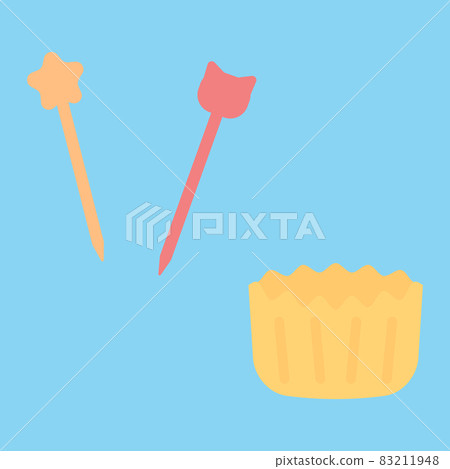 簡單可愛的便當雜貨插畫 83211948