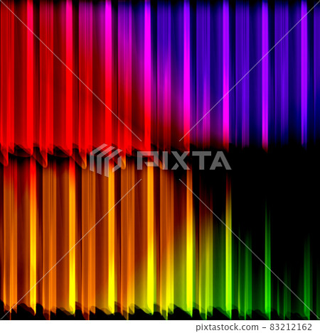 金屬彩色發光線背景紅、粉、藍、綠、黃、紫、黑 83212162