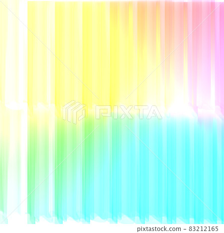 柔和的彩虹色線條背景：粉紅色、淺藍色、黃色、黃綠色 83212165