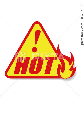 HOT danger icon 83214569