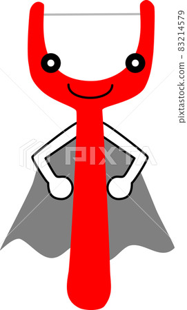 Dental floss man 83214579