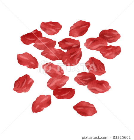 Hand-drawn illustration of dried fruit (cranberry) 83215601